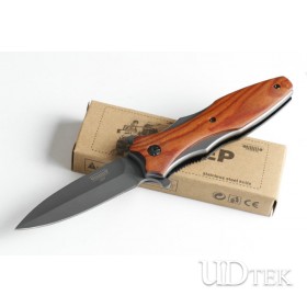 JEEP DA133 fast opening 440C blade folding knife UD405165